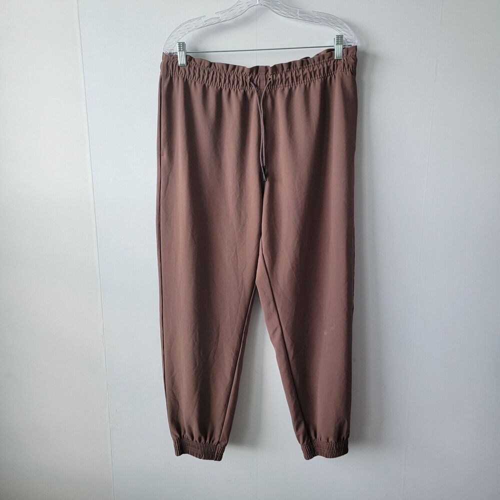 Athleta‎ Metropolis Women's Jogger In Primatwill Pants Mineral Brown size 12